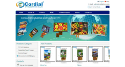 Desktop Screenshot of cordial-ec.com