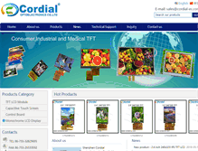 Tablet Screenshot of cordial-ec.com